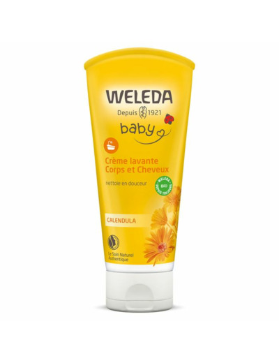 Creme Lavante Corps Et Cheveux Bebe 200ml Weleda
