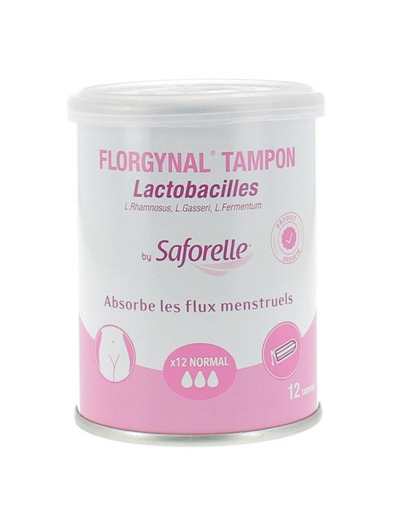 Florgynal Tampon Normal Boîte de 12 tampons Saforelle
