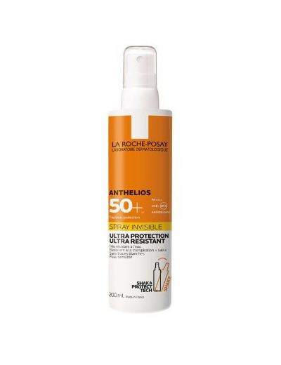 Crème Solaire Corps en Spray 200ml Anthelios Très Haute Protection spf 50+ Avec Parfum La Roche-Posay