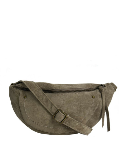 Farfouillette Sac Banane Aux Détails Cloutés Taupe
