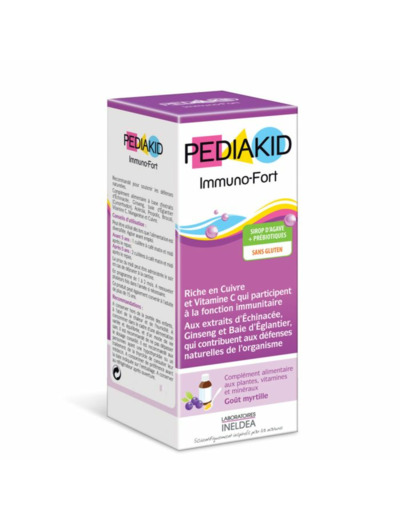 Immuno-fort Sirop Gout Myrtille 250ml Pediakid