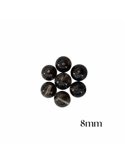 PERLES QUARTZ FUMÉ