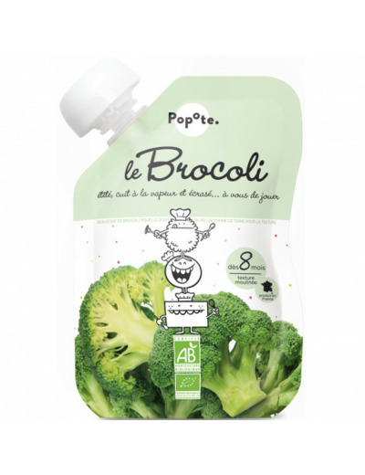POPOTE GOURDE BROCOLIS BIO 120G