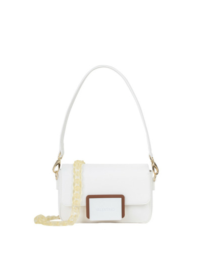 Valentino Thetis Sac Porté Epaule A Rabat Bianco