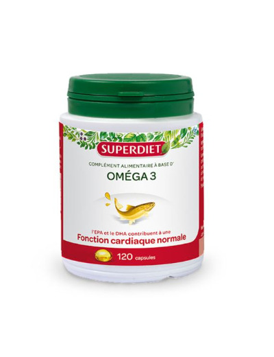 SUPERDIET OMEGA 3 SUPERD CAPS 120