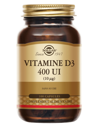 SOLGAR VIT D3 400 UI SOFTGELS 100