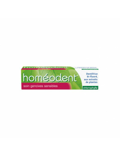 Dentifrice Soin Gencives Sensibles Chlorophylle 75ml Homeodent Boiron