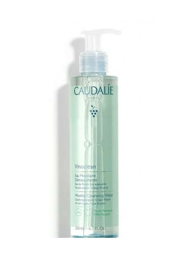 Eau Micellaire Demaquillante 200ml Vinoclean Visage Et Yeux Caudalie