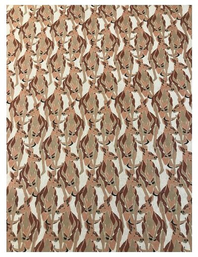 Tissu Canvas Kangaroos Katia