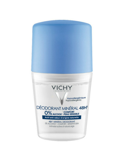 Deodorant 48h 50ml Minéral Roll-on Peaux Sensibles Vichy