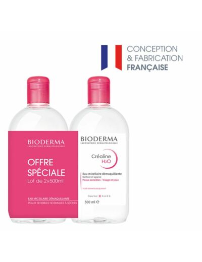 BIODERMA CREALINE H2O S/PARFUM 500500ML