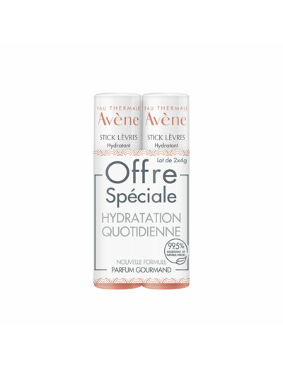 AVENE DUO STICKS LEVRES HYDRATANT 2X4G