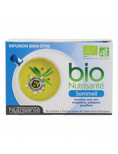 Bio Infusion Sommeil 20 Sachets Nutrisante