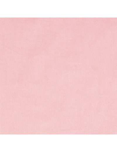 Tissu velours milleraies Uni Bois de Rose