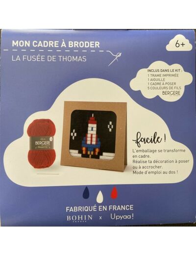 Kit à broder La fusée de Thomas