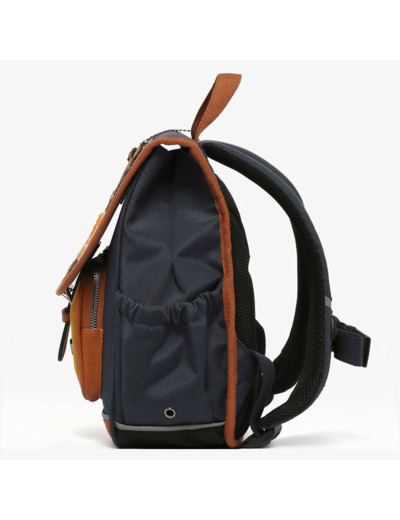 Caméléon Vintage Urban Sac A Dos 30cm Mustard Badges