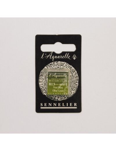 Peinture Aquarelle Extra-Fine Sennelier, 813 Vert Olive S1