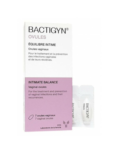 Bactigyn Equilibre Intime x7 Ovules Vaginaux Ccd