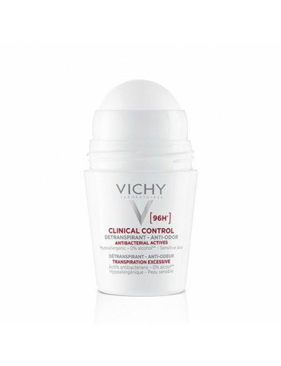 VICHY DETRANSPIR 96H 2X50ML