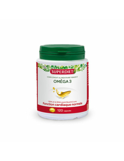 SUPERDIET OMEGA 3 SUPERD CAPS 120