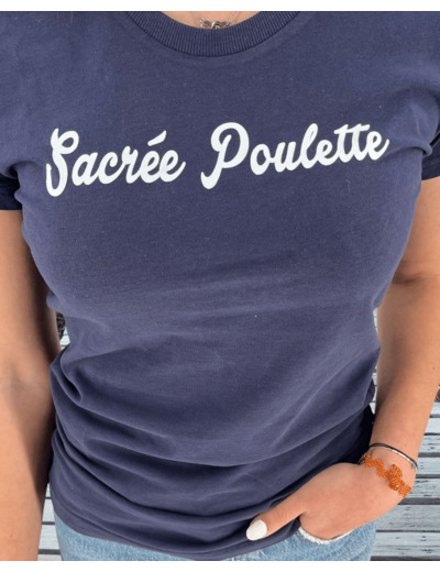 T-shirt Sacrée poulette