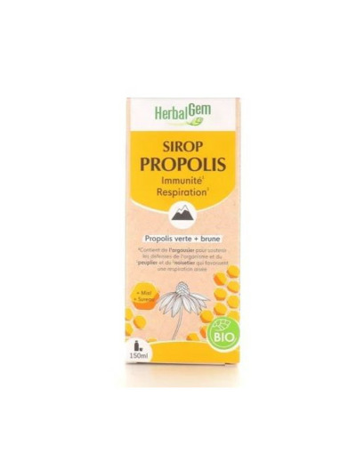 Propolis Adulte Sirop Bio 150ml Herbalgem