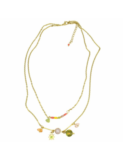 Collier double ZESTE