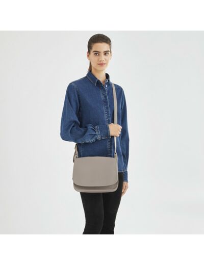 Longchamp Le Foulonné Sac Porté Travers L Tourterelle