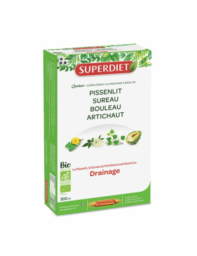 Quatuor Drainage 20 Ampoules Superdiet