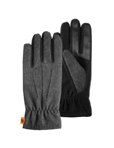 Isotoner Gants Homme Bi-Matière Tactile Doublé S/M Chevrons