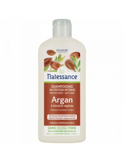Shampooing Keratine Vegetale 250 ml Argan Natessance