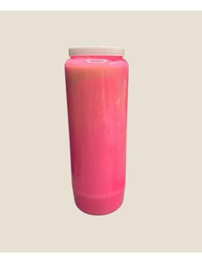 BOUGIE DE NEUVAINE ROSE