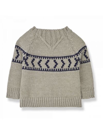 Pull taupe Mieke