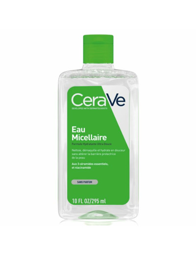 Eau Micellaire Demaquillant Peaux Normales A Seches 295ml Face Cerave