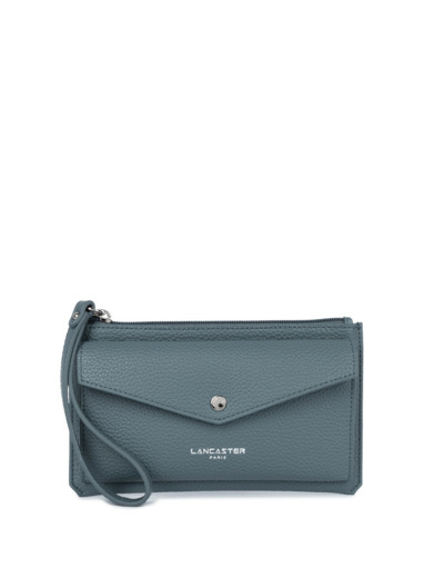 Lancaster Maya Double Kba Pochette Organisée 117-011 Bleu Givré