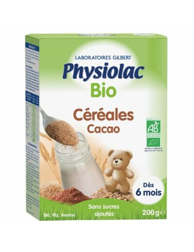 PHYS CEREAL CACAO 200G CERTBIO