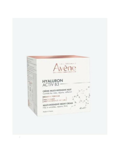 Crème Nuit Multi-Intensive 40lml Hyaluron Activ B3 Avène