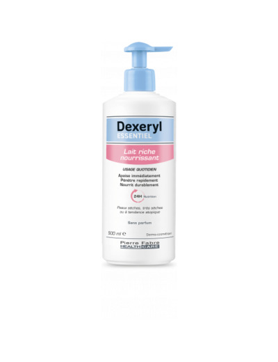Lait Riche Nourrissant Essentiel 500ml Dexeryl