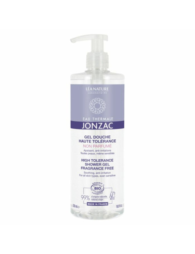 JONZAC GEL DCHE HAUT TOLERAN N/PARF 500ML