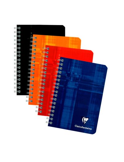 Carnet reliure intégrale 9,5x14 - 100 pages - 5x5