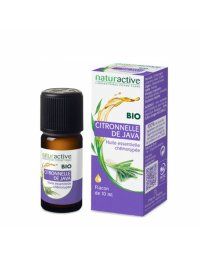 Huile Essentielle Bio Citronnelle De Java 10 ml Naturactive