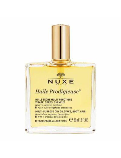 Huile Seche Multi-fonctions 50ml Huile Prodigieuse Visage Corps Et Cheveux Nuxe