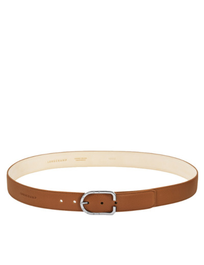 Longchamp Le Foulonné Ceinture Cuir Homme Caramel