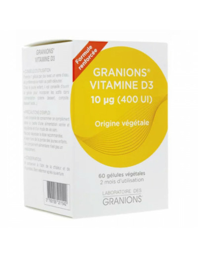 GRA VIT D3 10MG GELU BT60