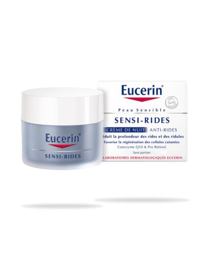 EUCERIN SENSI-RIDES A-RIDES NUIT POT 50ML