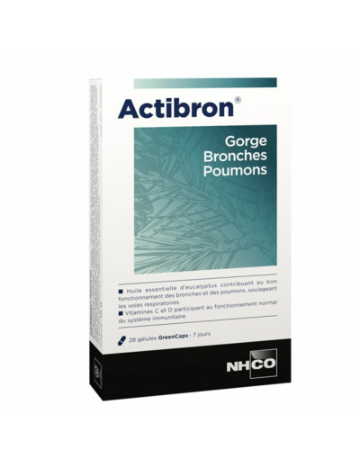 Actibron 28 gélules Inspiria Nhco Nutrition