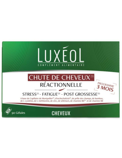 LUXEOL CHUTE CHEVEUX REACTIONNELLE 90GELU