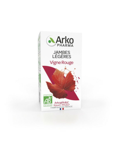Vigne Rouge 45 Gelules Arkogélules Arkopharma
