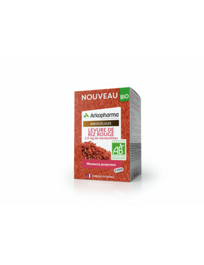 Levure De Riz Rouge 60 gélules Arkogélules Arkopharma