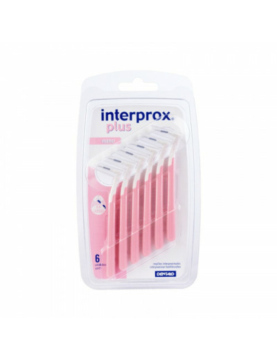 Brossettes Interdentaires 0,6mm Nano Plus X6 Interprox